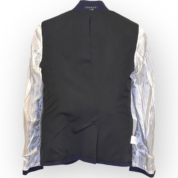 Theory Nichelle Broadway Navy Blazer NWOT - Picture 12 of 15